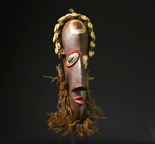 African Mask wooden Tribal Mask Vintage Dan Kran Mask wood-G2228 picture