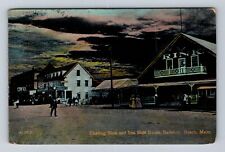 Salisbury Beach MA-Massachusetts, Skating Rink-Sea Side House, Vintage Postcard picture