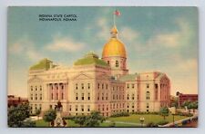Indiana State Captiol Indianapolis Indiana IN Postcard picture