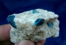BLUE SODALITE - 100% natural fluorescent & color-changed rare specimen - 57 gram picture