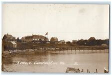 c1910's J. House Residence Crab Cage Christmas Cove ME RPPC Photo Postcard picture