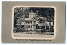 c1915 Wayside Home Nathaniel Hawthorne Concord Massachusetts MA Vintage Postcard picture