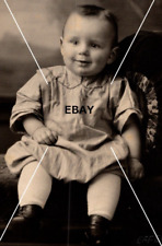 Vintage RPPC Postcard Baby Toddler Posing Jeffers Olympia WA AZO picture