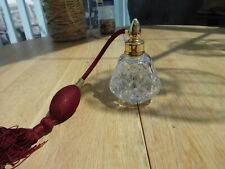 Waterford Crystal Vintage Perfume Atomizer Works great  picture