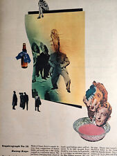 1945 Esquire Art WWII DANNY KAYE Photo Collage Clarence Carter Artist Profile picture
