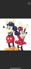 vintage 1970’s Mickey and Minnie Mouse scratches souvenir picture