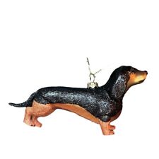 Dachshund Weiner Dog Glass Ornament Dressed Animal Puppy Pet Heaven God picture