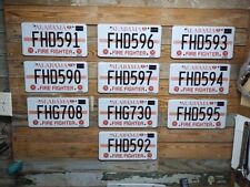 2005 Alabama Lot of 10 Expired Fire Fighter License Plate Auto Tags FHD591 picture