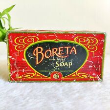 1940s Vintage Boreta Soap Advertising Tin Box Goodwins Manchester England TB1544 picture