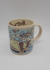 Vintage 1994 WB Looney Tunes Buhs Bunny Taz The Doctor Ceramic Coffee Mug Cup picture