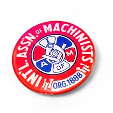 VTG International Association Of Machinist 1888 Button Pin picture