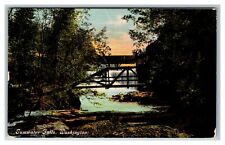 View Tumwater Falls Park, WA c1910 Vintage Postcard picture