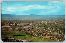 Missoula, Montana MT - Aerial View - Lolo Peak in Distance - Vintage Postcard picture