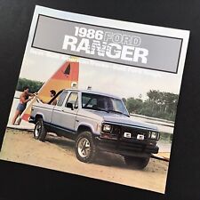 1986  FORD RANGER Dealer Sales Brochure - VINTAGE FORD picture