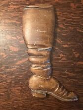 Vintage Sexton Cast Metal Western Cowboy Boot Wall Art picture