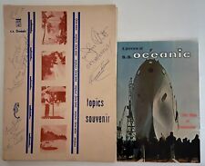 1965 Home Lines S.S. Oceanic Souvenir Complete Booklet ~ Nassau Bahamas Cruise picture