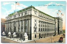 Postcard New York City NY, U.S Custom House, Antique Vintage Souvenir Streetview picture