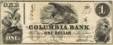 Columbia Bank $1 - Obsolete Notes - Paper Money - US - Obsolete picture