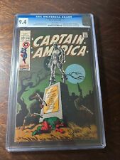 Captain America # 113 CGC 9.4 White Pages Marvel 5/69 picture