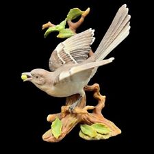 HOMCO Home Interiors Bird Figurine Masterpiece Porcelain Stately Mockingbird picture