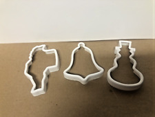 Lot OF 3 Vintage Plastic  Cookie CutterS picture