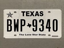 EXPIRED TEXAS LICENSE PLATE THE LONE STAR STATE RANDOM LETTERS- NUMBERS MINT picture