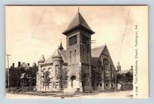Huntington IN, First Presbyterian Church, Arches, Indiana Vintage Postcard picture