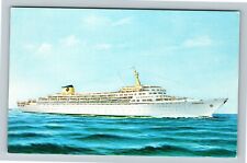 Home Lines Oceanic Cruise Ship Vintage Postcard picture
