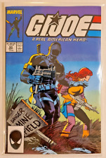 GI JOE A REAL AMERICAN HERO (1982) #63 - Snake-Eyes & Scarlet Cover - HIGH GRADE picture