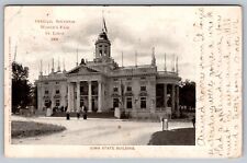 Iowa State Building Worlds Fair STL Saint Louis 1904 Postcard - M3 picture