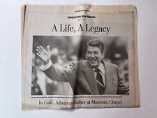 The Washington Post June 6 2004 Ronald Reagan A Life, A Legacy  picture