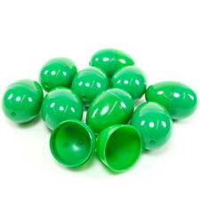 60 EMPTY GREEN PLASTIC EASTER VENDING EGGS 2.25 INCH, BEST PRICE FASTEST SHIP picture