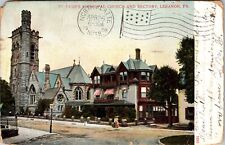 Lebanon PA-Pennsylvania St. Lukes Episcopal Church & Rectory Vintage Postcard picture