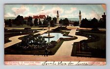 Pittsburgh PA-Pennsylvania, Highland Park Entrance, Vintage c1906 Postcard picture