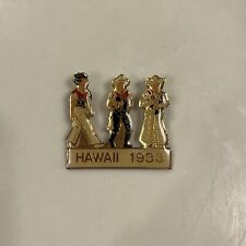 Hawaii 1983 Ride The Texas Ebb Tide Lapel Pin 3 Cowboy picture