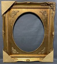 Vintage NOS Victorian Style Gold Gilt Wood Frame Fits 14x11 Louis XVI Oval picture