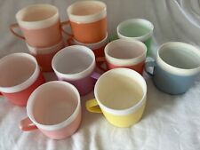 LOT OF 11- VINTAGE MCM BOLERO THERM-O-WARE COFFEE CUP MUGS  1950'S picture