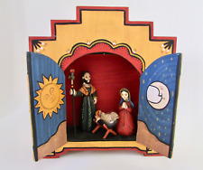 CHARLES M. CARRILLO New Mexico Folk Art Christmas Nativity Midwest Cannon Falls picture