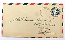 WW2 Postal Cover  Aircraft Carrier USS Lexington picture