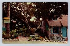 Carmel by Sea CA-California, Lamplighters Lodging, Art Village, Vintage Postcard picture