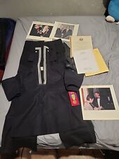 1940s U.S Military Blue Wool Naval Smock Top And Pants Certificate Retirement  picture