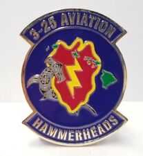 3rd Battalion 25th Aviation Hammerheads Challenge Coin Presented for Excellence  picture