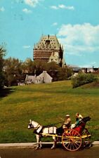 Quebec City CA-Canada Sightseeing Horse Driven Carriage Vintage Postcard picture