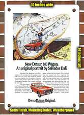 METAL SIGN - 1973 Datsun 610 Wagon an Original Portrait by Salvador Dali picture