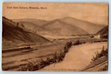 Missoula Montana Postcard Hell Gate Canyon Exterior View c1911 Vintage Antique picture