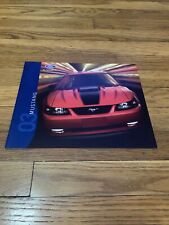 2003 Ford Mustang  Mach 1 GT Convertible Dealer Sales Brochure Spec Sheet OEM picture