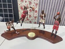 Michael Jordan Vintage Danbury Mint 4 Figure Display with Stand picture