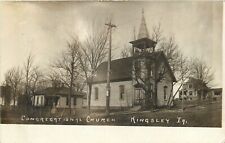 Postcard RPPC 1907 Iowa Kingsley Plymouth Congregational Church 23-13333 picture
