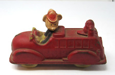 Antique Mickey Mouse Fire Department Truck Walt Disney Productions NICE COND picture