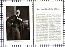 (6997) Winston Churchill Henry W Lucy Tory MP  - c.1909 Article picture